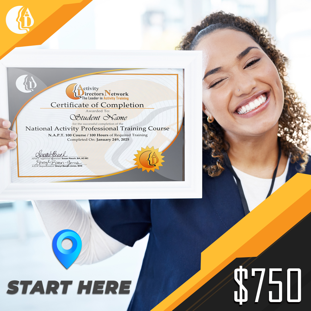 NAPT100 Activity Director Training Course - 100 Hours